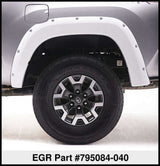 EGR 16+ Toyota Tacoma w/Mudflap Bolt-On Look Color Match Fender Flares - Set - Super White 795084-040