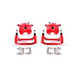 Power Stop 01-03 Acura CL Front Red Calipers w/Brackets - Pair S2584