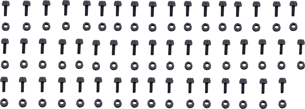 BOLT Nylon License Plate Fastener Kit - 50PK LPFB50