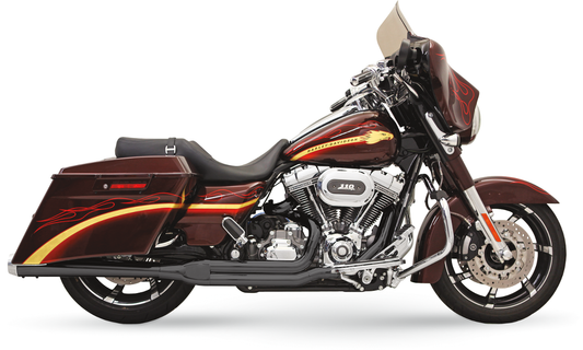 BASSANI XHAUST Road Rage 2:1 Exhaust - Black FLH-737B