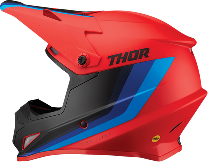 THOR Sector Helmet - Runner - MIPS - Red/Blue - Large 0110-7299