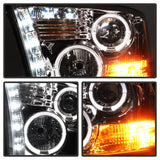 Spyder Dodge Ram 1500 09-14 10-14 Projector Headlights Halogen- LED Halo LED - Chrm PRO-YD-DR09-HL-C 5010049
