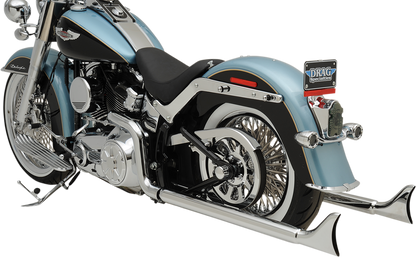 BASSANI XHAUST Fishtail Exhaust - 36" - Softail 1S46E-36