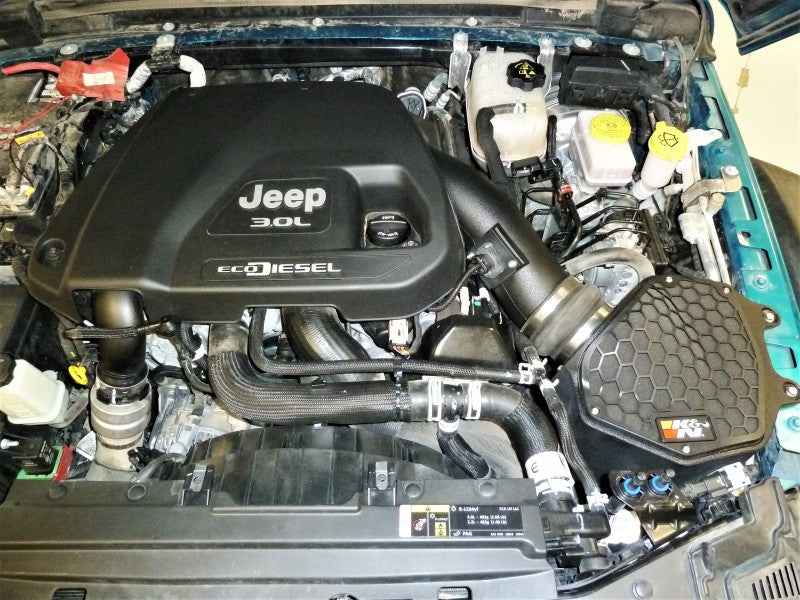 K&N 20-21 Jeep Wrangler V6-3.0L DSL Aircharger Performance Intake 63-1587