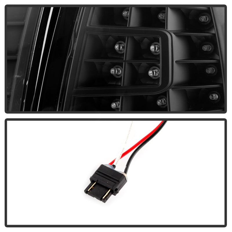 Xtune Ford F150 97-03 Crystal Headlights w/ Clear LED Corners Black HD-ON-FF15097-LED-SET-BK 5014184