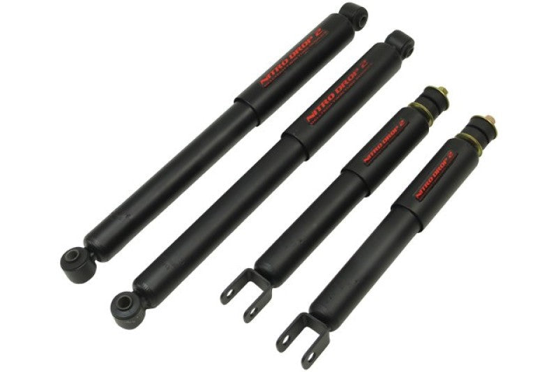 Belltech 99-06 GMC Sierra 1500 / Chevrolet Silverado 1500 Nitro Drop 2 Shock Absorber Set 9102