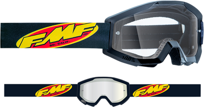 FMF PowerCore Goggles - Core - Black - Clear F-50050-00003 2601-3002