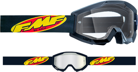 FMF PowerCore Goggles - Core - Black - Clear F-50050-00003 2601-3002