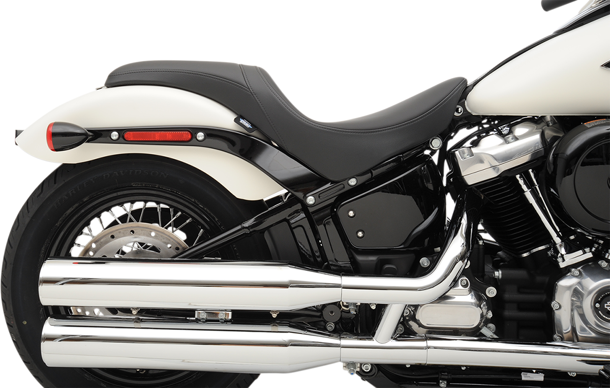 DRAG SPECIALTIES Asiento Predator - Vinilo - Liso - FL/FX '18-'22 0802-1152 