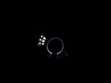 ANZO 2000-2005 Toyota Celica Projector Headlights w/ Halo Black 121387