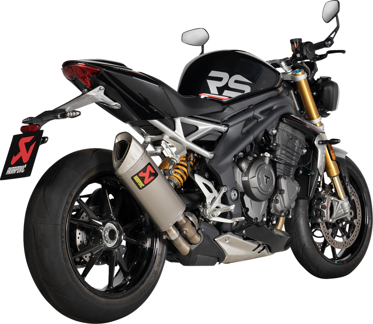 AKRAPOVIC Slip-On Line Muffler - Titanium Speed Triple 1200 2021-2023  S-T12SO5-HAPXLT 1811-4430