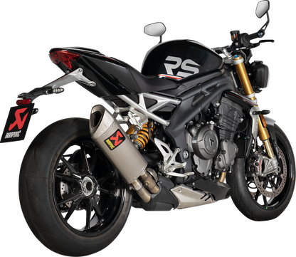 Silenciador AKRAPOVIC Slip-On Line - Titanio Speed ​​Triple 1200 2021-2023 S-T12SO5-HAPXLT 1811-4430 