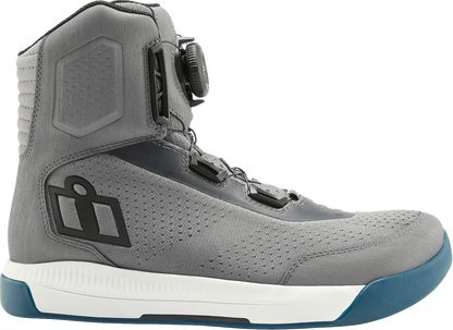 ICON Overlord™ Vented CE Boots - Gray - Size 9 3403-1271