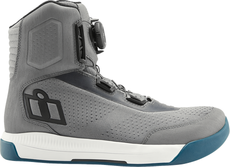 ICON Overlord™ Vented CE Boots - Gray - Size 7 3403-1268