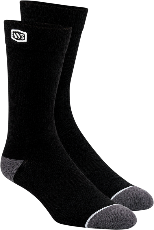 100% Solid Socks - Black - Small/Medium 20050-00000