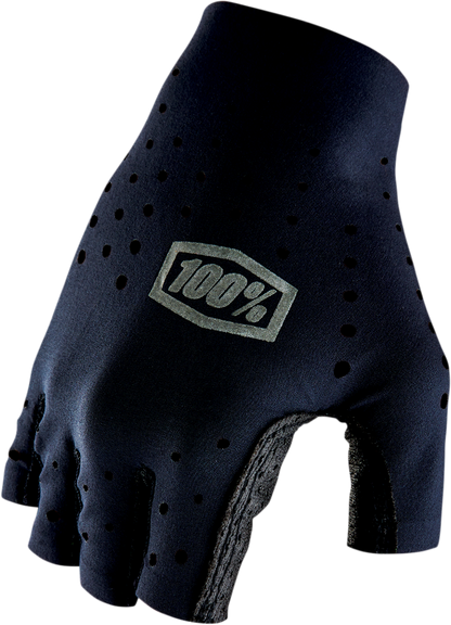 100% Sling Short Finger Gloves - Black - Large 10021-00002