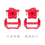 Power Stop 94-97 Mazda Miata Front Red Calipers w/Brackets - Pair S1704