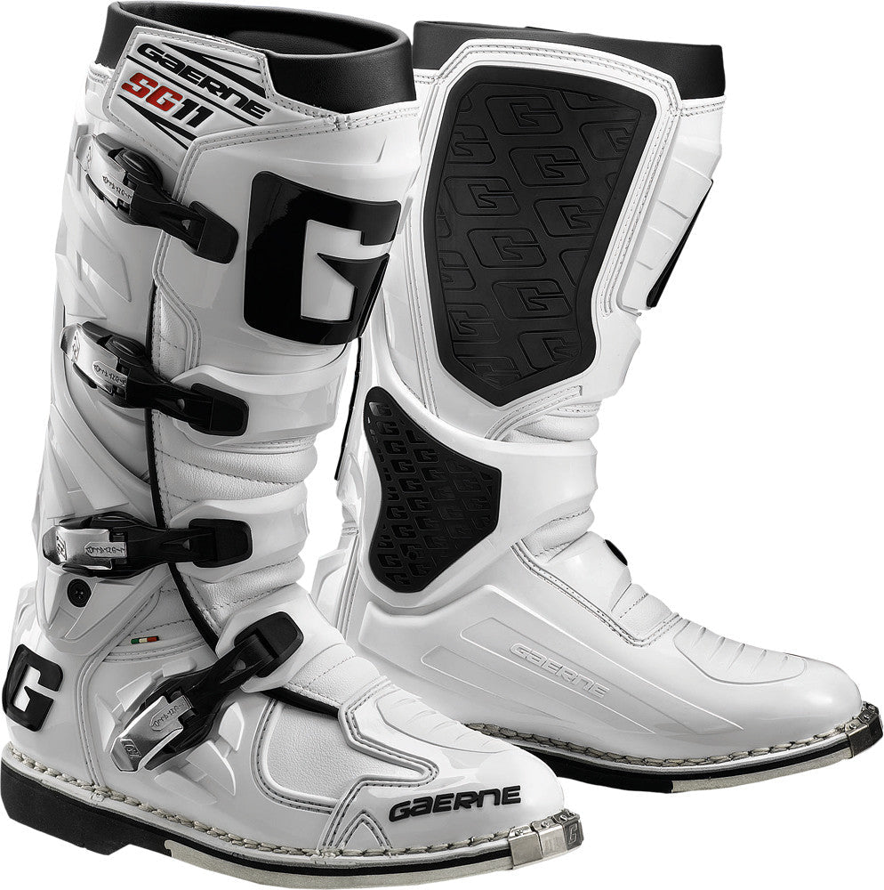 GAERNE Sg-11 Boots White Sz 10 2159-004-010