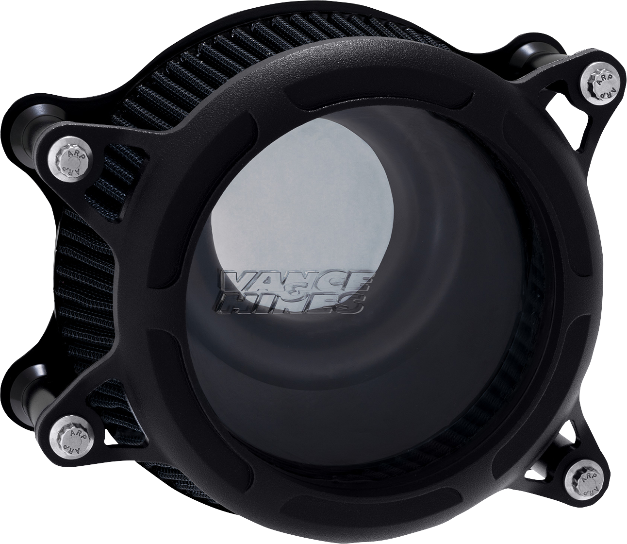 VANCE & HINES VO2 Insight Air Cleaner - Black Wrinkle 41073