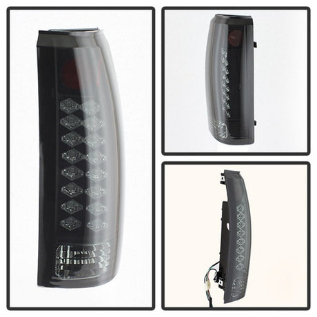 Spyder Chevy C/K Series 1500 88-98/GMC Sierra 88-98 LED Tail Lights Blk Smke ALT-YD-CCK88-LED-BSM 5077981