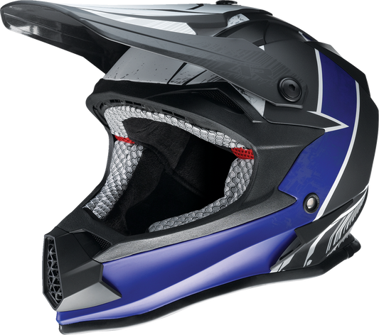 Z1R Youth F.I. Helmet - Fractal - MIPS - Matte Black/Blue - Small 0111-1511