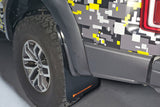 Rally Armor 17-20 Ford F-150 Raptor Black UR Mud Flap w/ Dark Grey Logo MF53-UR-BLK/DGRY