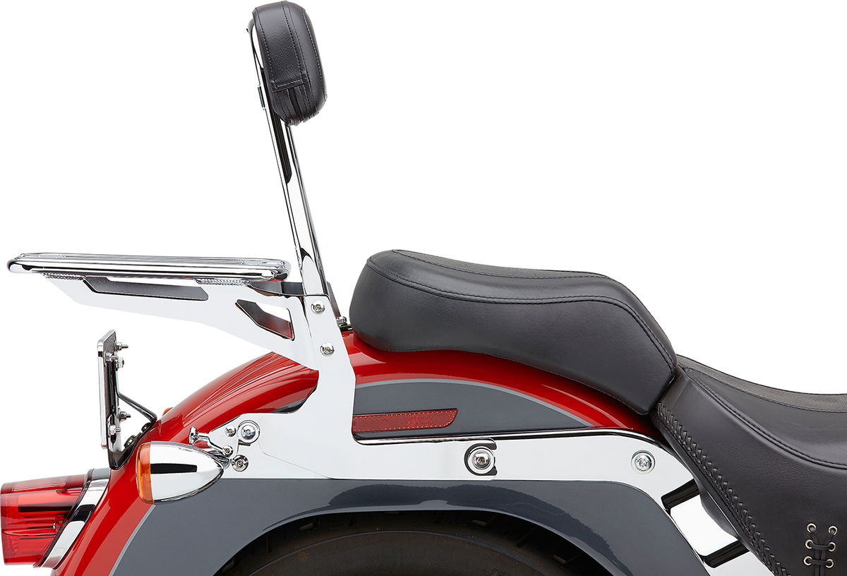 COBRA Backrest Kit - 14" - Chrome - Softail ALSO FITS 00-17 FLSTC 602-2001