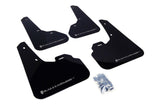 Rally Armor 2010+ Mazda3/Speed3 UR Black Mud Flap w/ Silver Logo MF17-UR-BLK/SIL