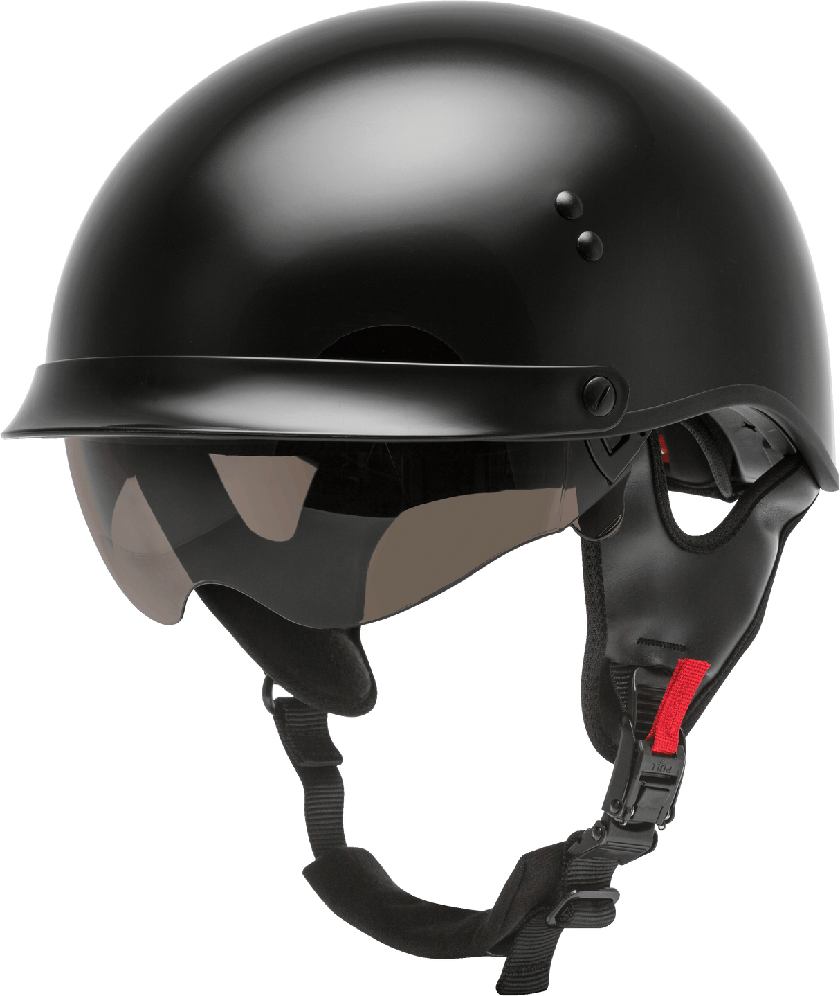 GMAX Hh-65 Half Helmet Full Dressed Black Sm H9650024