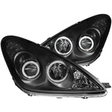 ANZO 2002-2003 Lexus Es300 Projector Headlights w/ Halo Black 121232