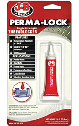 Jb Weld J-B Perma Lock 6ml Red 446021