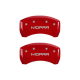 MGP 4 Caliper Covers Engraved Front & Rear MOPAR Yellow finish black ch 12162SMOPYL