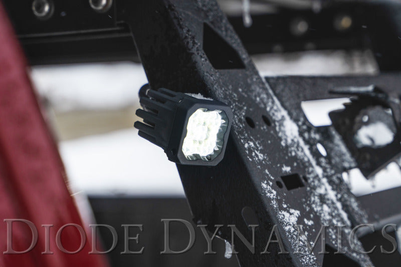 Diode Dynamics Stage Series C1 LED Pod Pro - White Flood Standard RBL (Pair) DD6461P