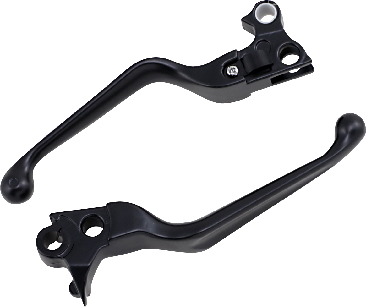 DRAG SPECIALTIES Lever Set - Black H07-0574-BLK