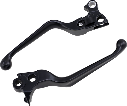 DRAG SPECIALTIES Lever Set - Black H07-0574-BLK