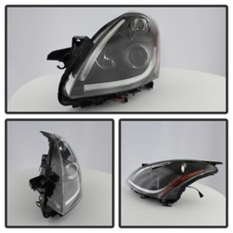 Spyder Nissan Altima 4Dr 10-12 Projector Headlights Light DRL LED Halo Blk PRO-YD-NA104D-LTDRL-BK 5076830
