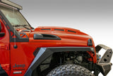 DV8 Offroad 18+ Jeep JL Heat Dispersion Hood - Primer Black HDMBJL-01