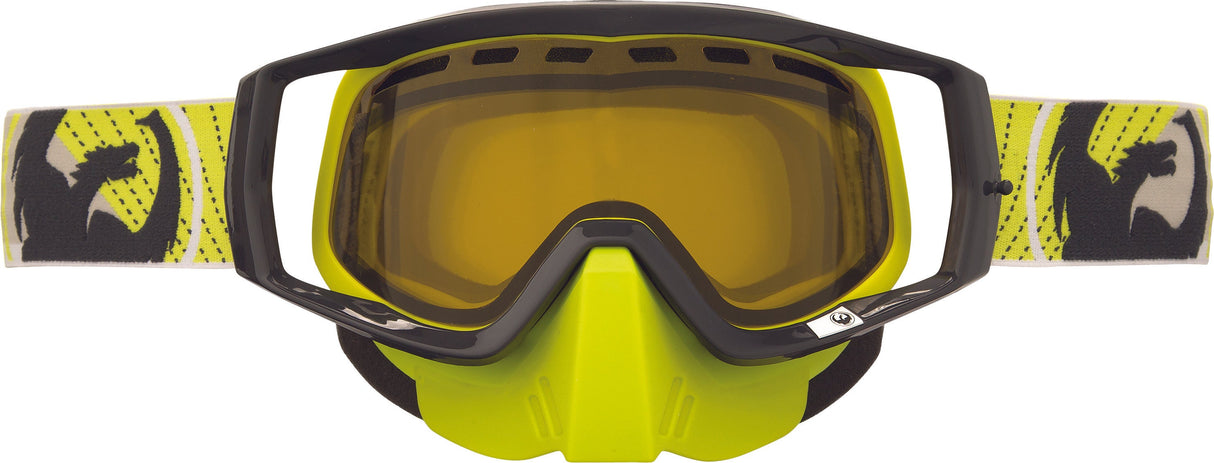 DRAGON Vendetta Snow Goggle Propeller W/Yellow Lens 722-1924