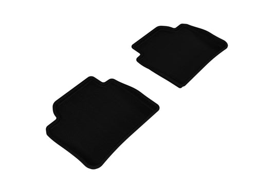 3D MAXpider 2012-2020 BMW 3 Series/4 Series Gran Coupe F30/F36 Kagu 2nd Row Floormats - Black L1BM03721509