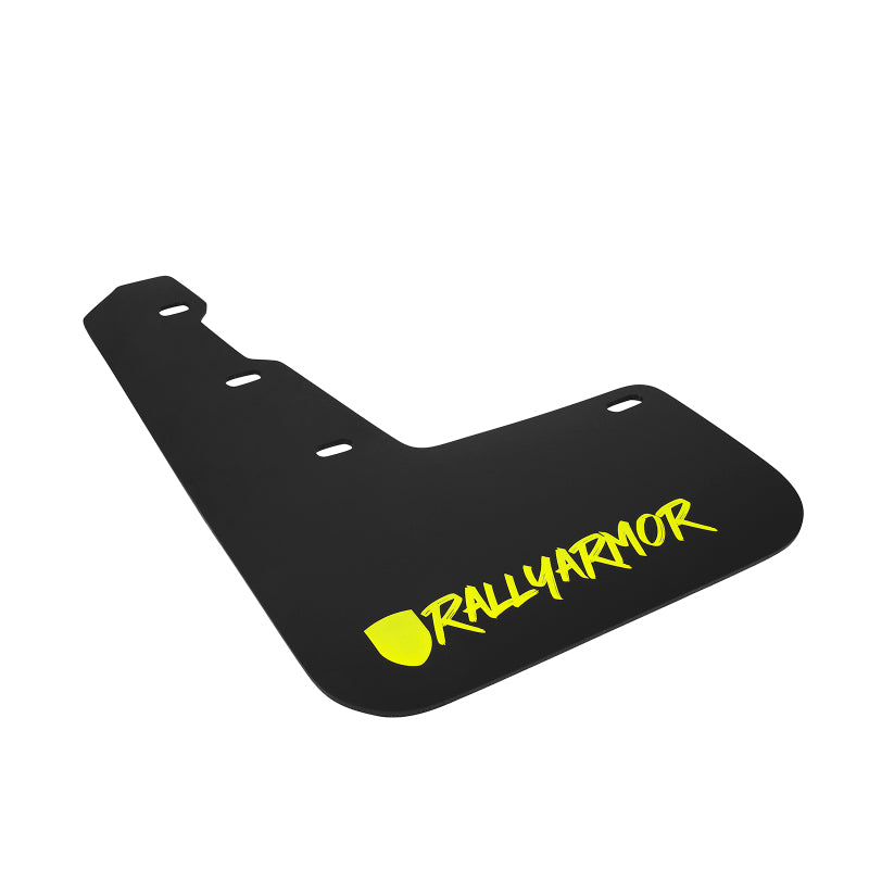 Rally Armor 15-18 Subaru WRX/STi Sedan UR Black Mud Flap w/ Green Logo and Altered Font MF32-UR-BLK/CGN-X
