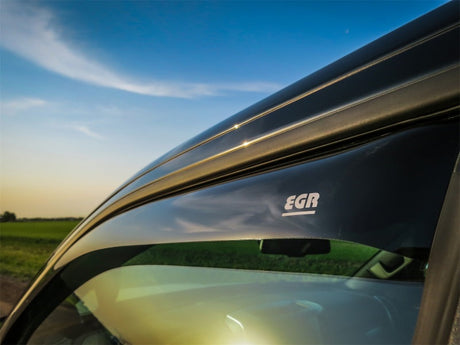 EGR 2019 Dodge Ram 1500 Crew Cab SlimLine In-Channel Window Visors Set of 4 - Dark Smoke 572951