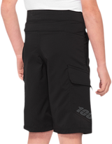 100% Youth Ridecamp Shorts - Black - US 22 40033-00000