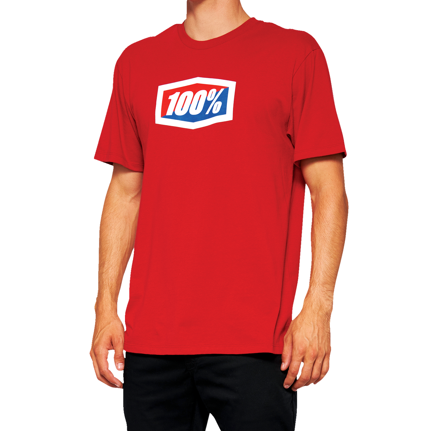 100% Official T-Shirt - Red - Medium 20000-00011