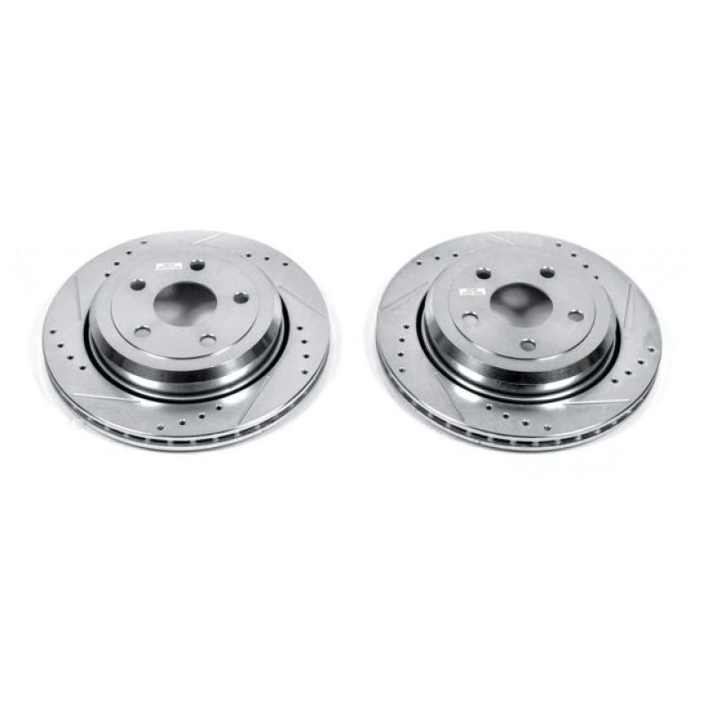 Power Stop 11-19 Dodge Durango Rear Evolution Drilled & Slotted Rotors - Pair AR83077XPR