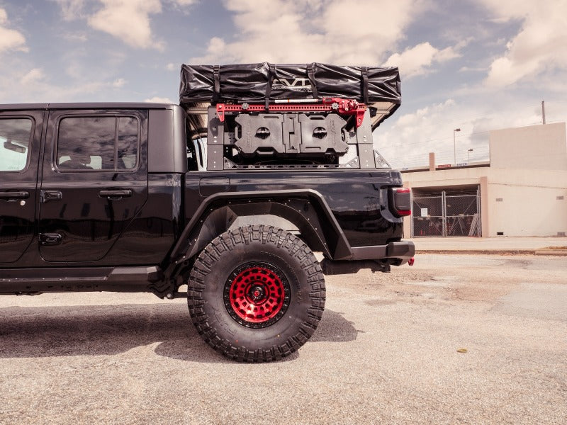 Road Armor Universal 5ft Bed TRECK Adj Bed Rack - Tex Blk (w/o Brackets) 500BRS52B