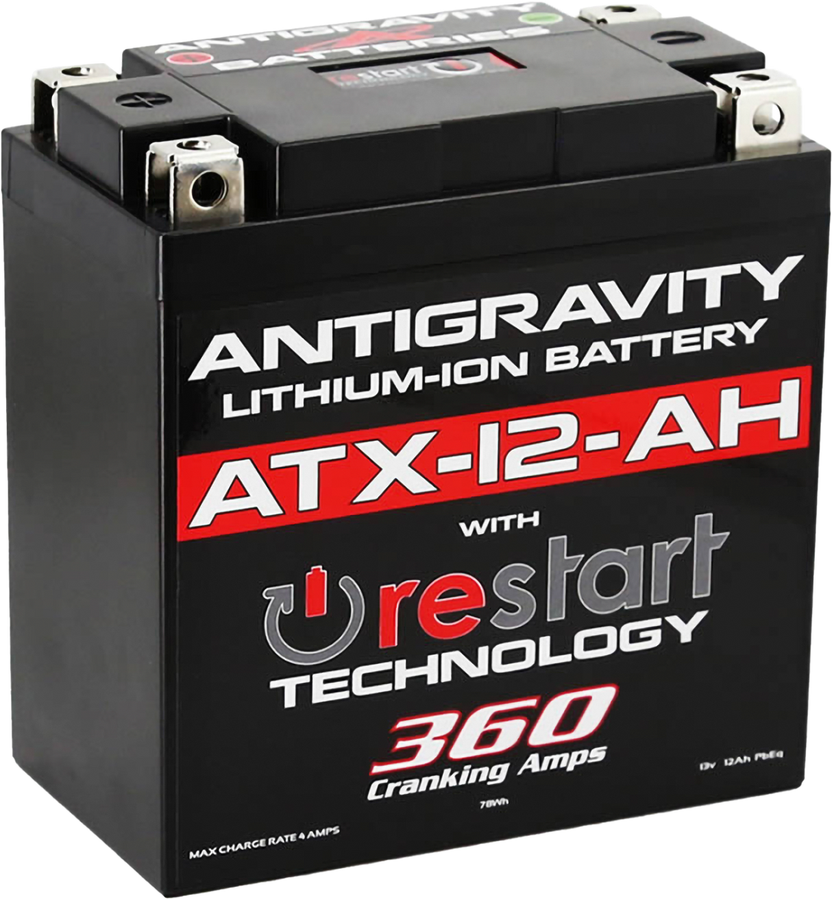 ANTIGRAVITY Lithium Battery Atx12-Ah-Rs 360 Ca AG-ATX12-AH-RS