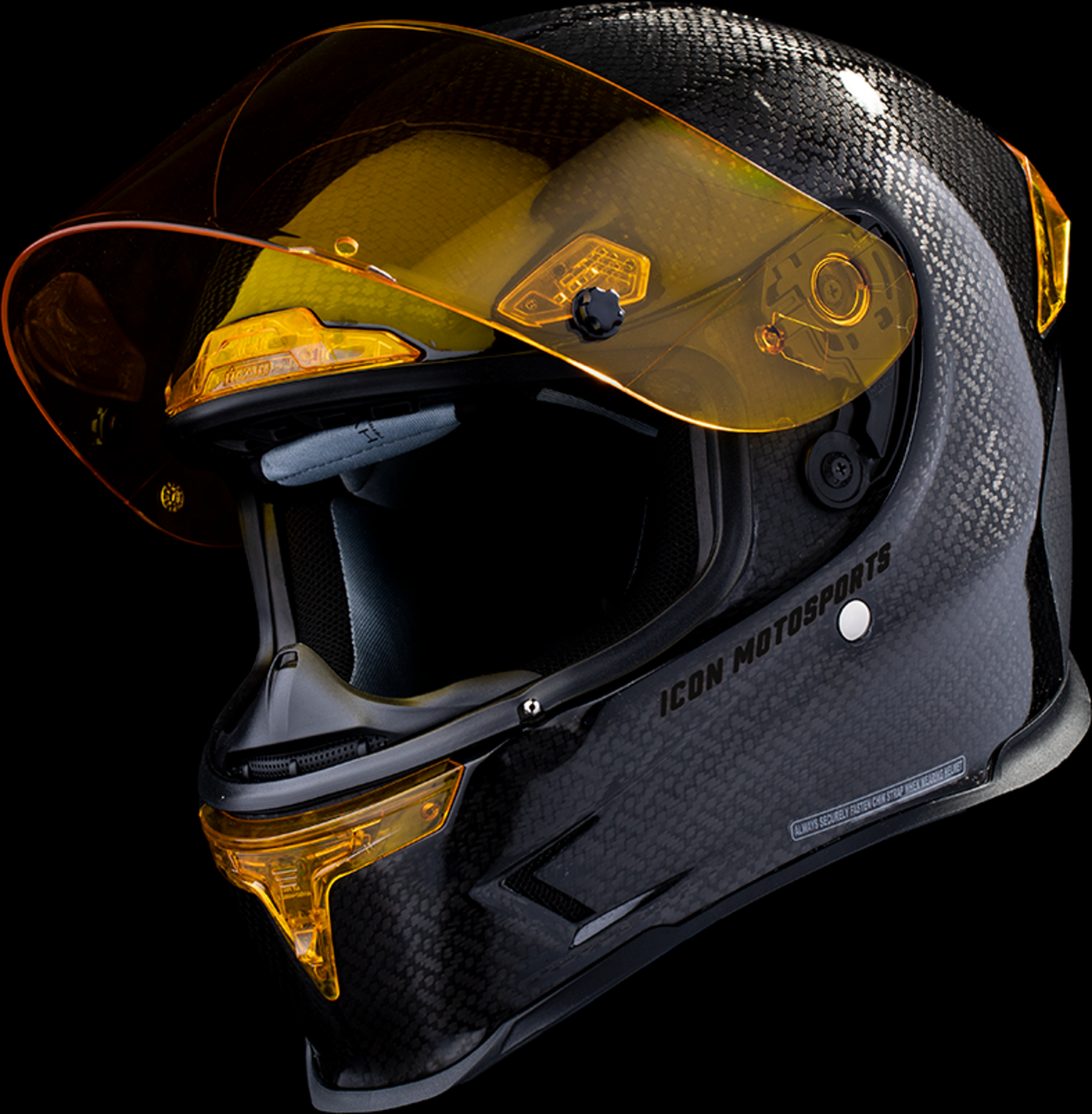 ICON Airframe Pro™ Helmet - Carbon 4Tress - Yellow - Large 0101-16662