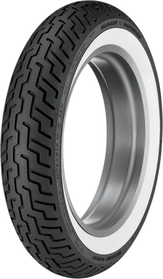 DUNLOP Tire - Harley-Davidson® D402™ - Front - MT90-16 - Wide Whitewall - 72H 45006380