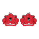 Power Stop 03-09 Toyota 4Runner Rear Red Calipers w/Brackets - Pair S2726