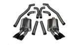 Corsa 12-13 Chevrolet Camaro Coupe ZL1 6.2L V8 Black Sport Cat-Back + XO Exhaust 14971BLK